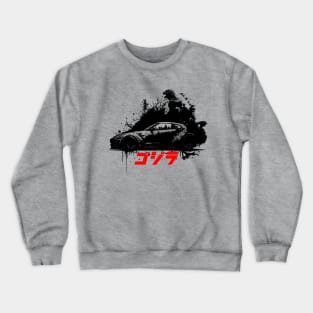 Godzilla Ink Blot GTR Crewneck Sweatshirt